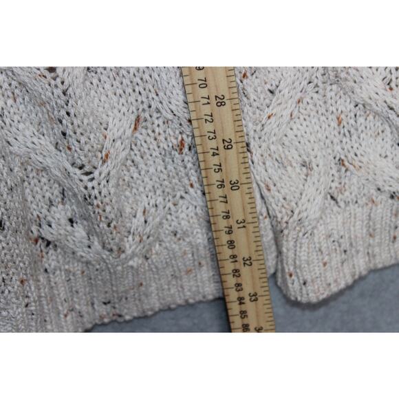 Natural Reflections NWT Women's‎ Pristine Cable Knit Open Front Cardigan Size XL - Picture 7 of 9